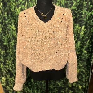 Cropped knitted sweater🧶